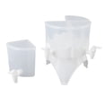 thumbnail image 1 of Dispensador de Bebidas, Diseño de Grifo A Gran Capacidad Dispensador de Bebidas Desmontable 4 Cuadrículas frías Giratorias Rotatables para refrigerador, 1 of 7