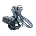 thumbnail image 2 of Milaget Black USB AUX Adapter Socket Car Charging Dashboard Mounted Extension Cable, 2 of 8