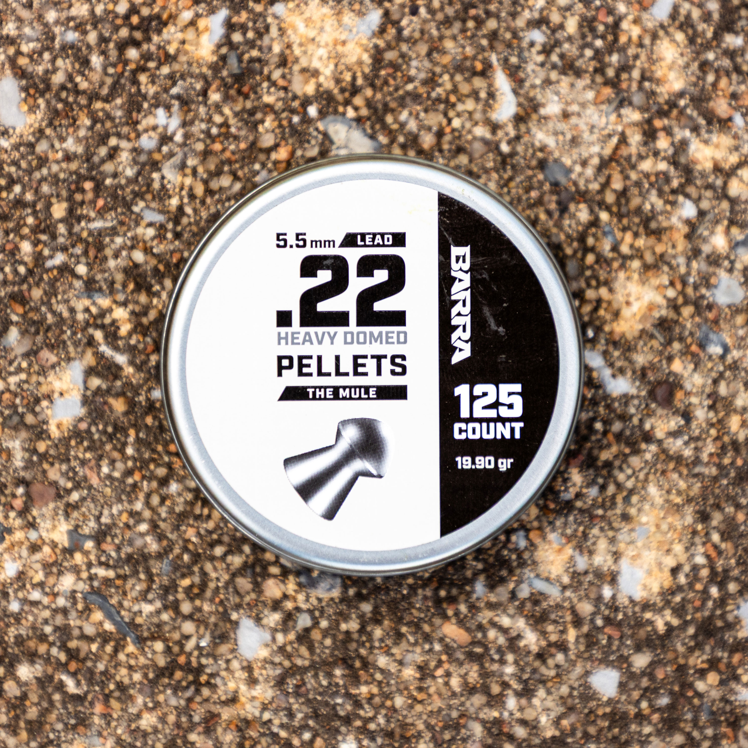 Barra Mule Heavy Dome Airgun Pellets – 19.90 Grain, .22 Cal / 5.5 mm (125 Count)