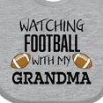 thumbnail image 4 of Inktastic Watching Football with My Grandma Boys or Girls Baby Bib, 4 of 4