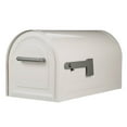 thumbnail image 3 of Gibraltar Mailboxes Reliant Locking Steel Residential Post Mount Mailbox, White, 3 of 8