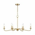 thumbnail image 2 of 32485/6-Elk Home-Abaca - 6 Light Chandelier-18 Inches Tall and 32 Inches Wide-Brushed Gold Finish, 2 of 2