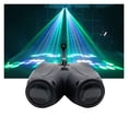 thumbnail image 2 of RGBW Pattern Stage Effect Lighting Projector 64/128LEDs Light Double Head Airship DJ Disco Party Led Lights For Xmas, 2 of 7