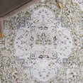 thumbnail image 6 of SAFAVIEH Tucson Natalie Oriental Machine Washable Area Rug, Green/Beige, 4' x 4' Round, 6 of 8