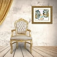 thumbnail image 3 of Boho Hue Studio 18x15 Gold Ornate Wood Framed with Double Matting Museum Art Print Titled - Dark Monsteral 2, 3 of 4