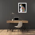 thumbnail image 3 of Rideout, Schuyler 12x14 White Modern Wood Framed Museum Art Print Titled - Flower Hair, 3 of 4