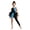 Light Blue, variant on Girls Sequins Jazz Dance Unitard One Leg Bodysuit Sleeveless Mesh Skirt Leotard Gymnastics Dancewear Yellow 6