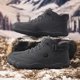 thumbnail image 3 of Zapatos Altos Botas Tobillo Hombres Nieve Antideslizantes Ligeras Acampar Conducir, 3 of 9