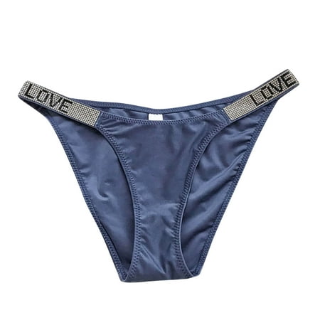 Pzocapte Women S Underwear Cotton Underoutfit Warners Underwear For Women Tummy Control Panties Fashion Rhinestone Underwear Rhinestones Panty Panties Lingeries Underwear Underpant Bikinis Boy Shorts