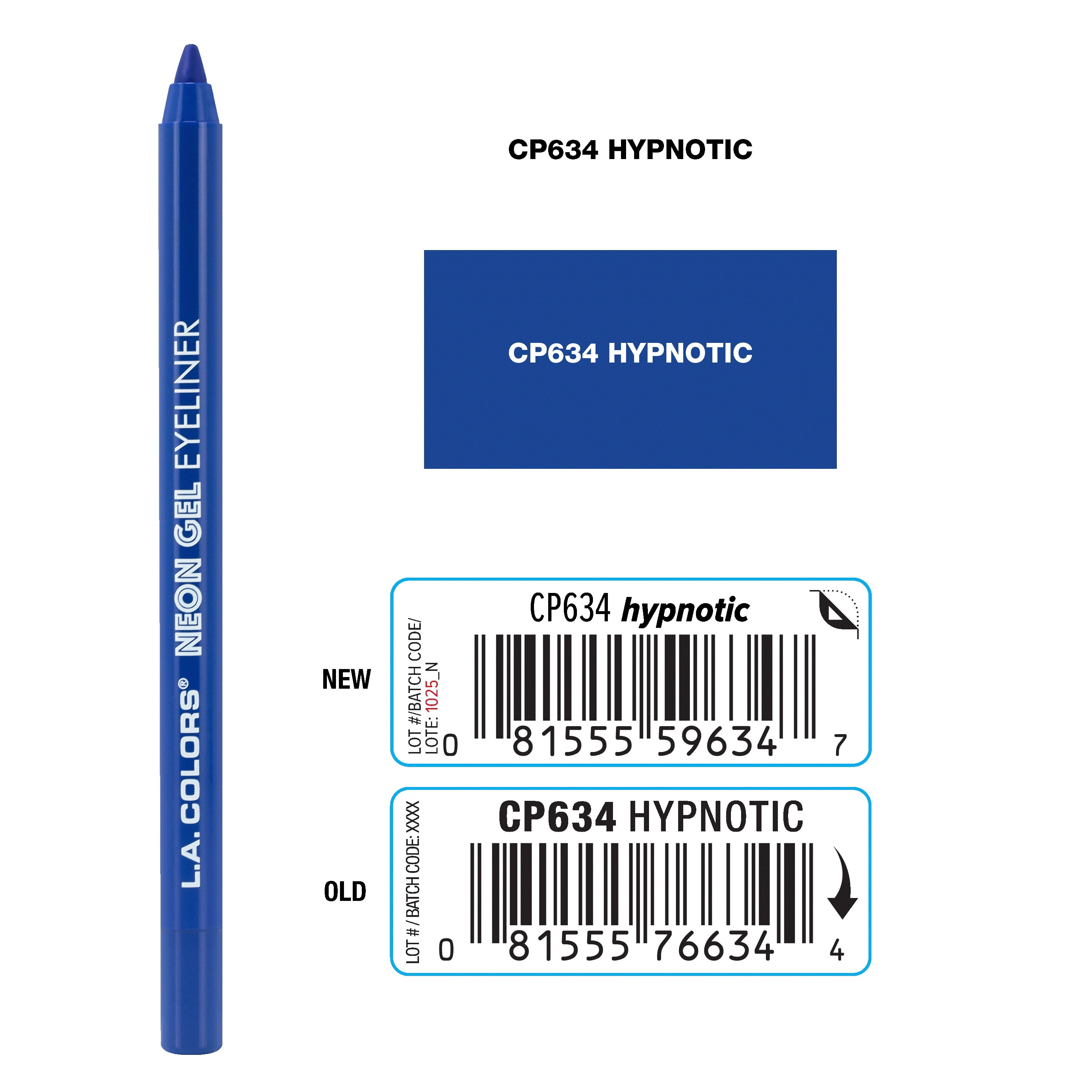 L.A. COLORS Gel Eyeliner, Blue, Smooth Glide-on, 0.05 oz - Walmart.com