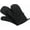 Black, variant on KALAKALA Oven Mitts, Premium Heat Resistant Kitchen Gloves Cotton & Polyester Quilted Oversized Mittens, 1 Pair (Pink)