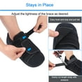 thumbnail image 3 of Closed Toe Medical Walking Shoe - Lightweight Broken Toe Cast Boot, Fractured Foot Brace for Metatarsal Stress Fracture, Post-op Bunion, Hammertoe Surgery Recovery - For Men or Women, 3 of 9