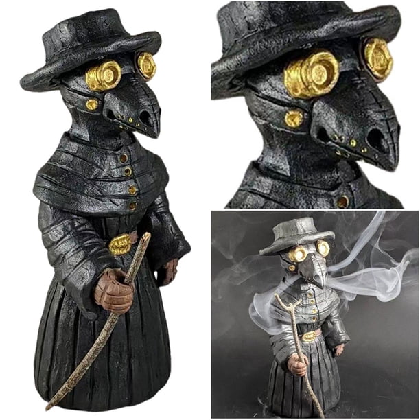 Estatua de Artesanía Incienso Ndcxsfigh Plague Doctor Home Office Escritorio