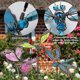 thumbnail image 5 of 6 Piezas Estacas De Jardín De Metal De Mariposa Estacas De Mariposa De Colibrí De Libélula De 34 Pulgadas Decoración De Estacas De Jardín De Mariposa Arte De Patio De Metal Que Brilla En La Oscuridad, 5 of 5