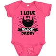 thumbnail image 3 of Inktastic I Love My Bearded Daddy for Fathers Day with Grunge Boys Baby Bodysuit, 3 of 5