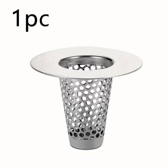Colador de fregadero de baño de acero inoxidable, acabado cepillado con arena, adecuado for orificios de drenaje de 1,2 a 1,6 pulgadas, diseño de metal duradero, tapón de bañera moderno y hermoso