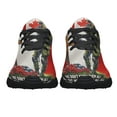 thumbnail image 5 of Canada Veteran Memorial We Don't Know Them All But We Owe Them All Canadian Soldier The Cross Shoes Sneakers Black Size 10, 5 of 7