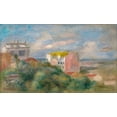 thumbnail image 2 of Renoir, Pierre-Auguste 18x12 White Modern Wood Framed Museum Art Print Titled - View of Montmartre, 2 of 4