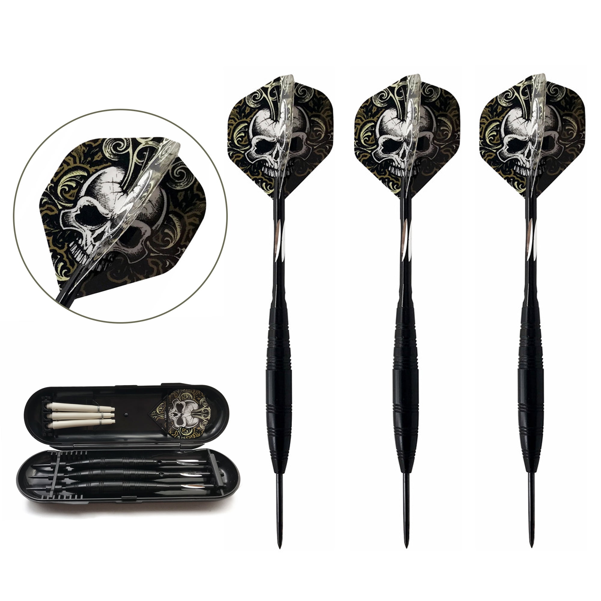 Details about   1Pc/3Pcs Professional Steel Target Throwing Tip Darts Set With Dart Flights 22g 