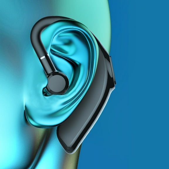 Wireless Earbuds Bluetooth 5.3 Headphones 90 Hrs Playtime Earbuds with Wireless Charging Case Power Display Over-Ear Earphones with Earhooks Waterproof Stereo Headset for Android Phone Workout,Black