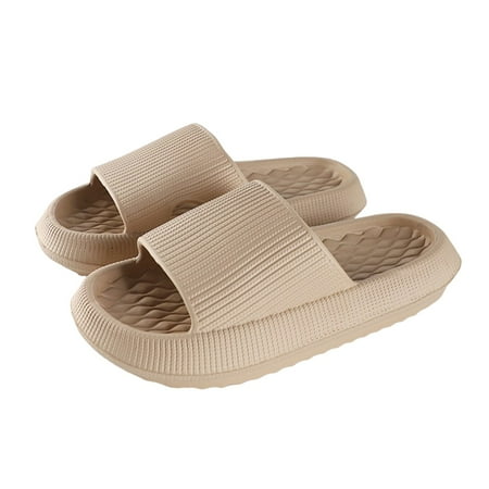 

Oyedens Cloud House Slippers for Women Beach Sandals Shower Shoes Indoor Pillow Slides Bathroom Slippers