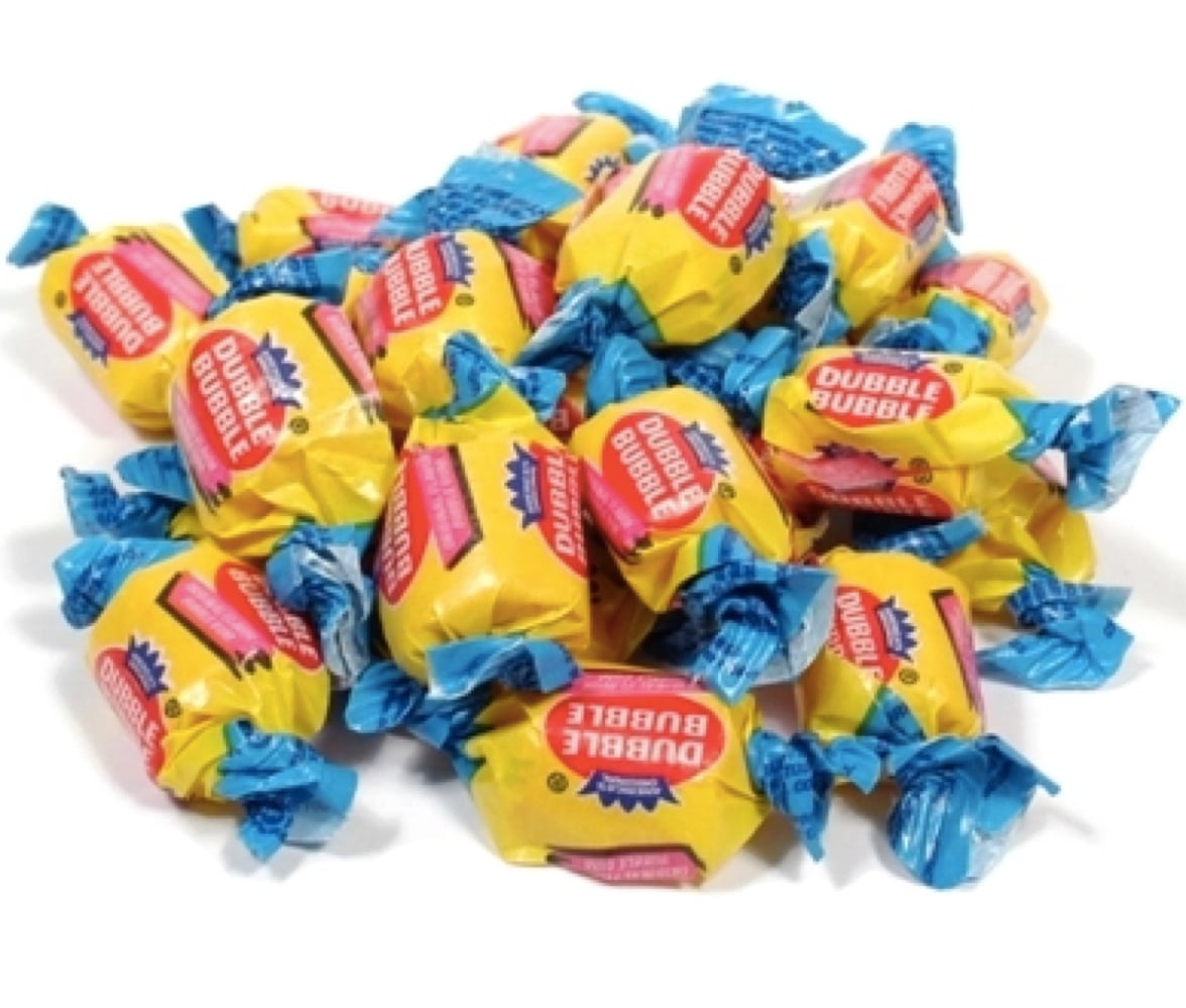 Dubble Bubble Original Flavor Bubblegum Individually Twist Wrap Bulk ...