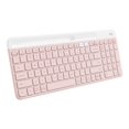 thumbnail image 1 of Logitech Slim Clavier Sans Fil Multi-Appareils K585 - Rose - Clavier - avec Support de Téléphone - Sans Fil - 2.4 GHz, Bluetooth le - Rose, 1 of 4