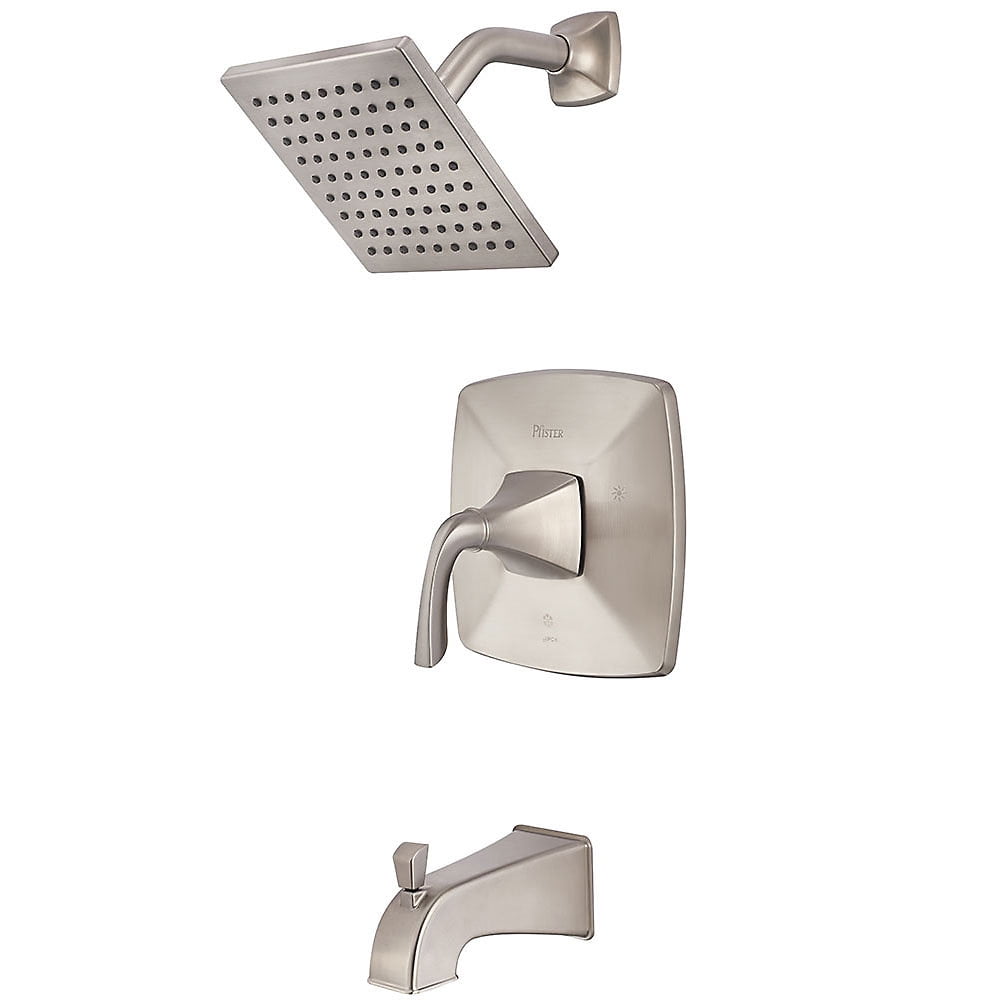 Pfister Marielle 1 Handle Kitchen Faucet With Side Spray Soap Dispenser In Polished Chrome