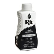(2 pack) Rit 8 Fl. Oz. Black Liquid Dye