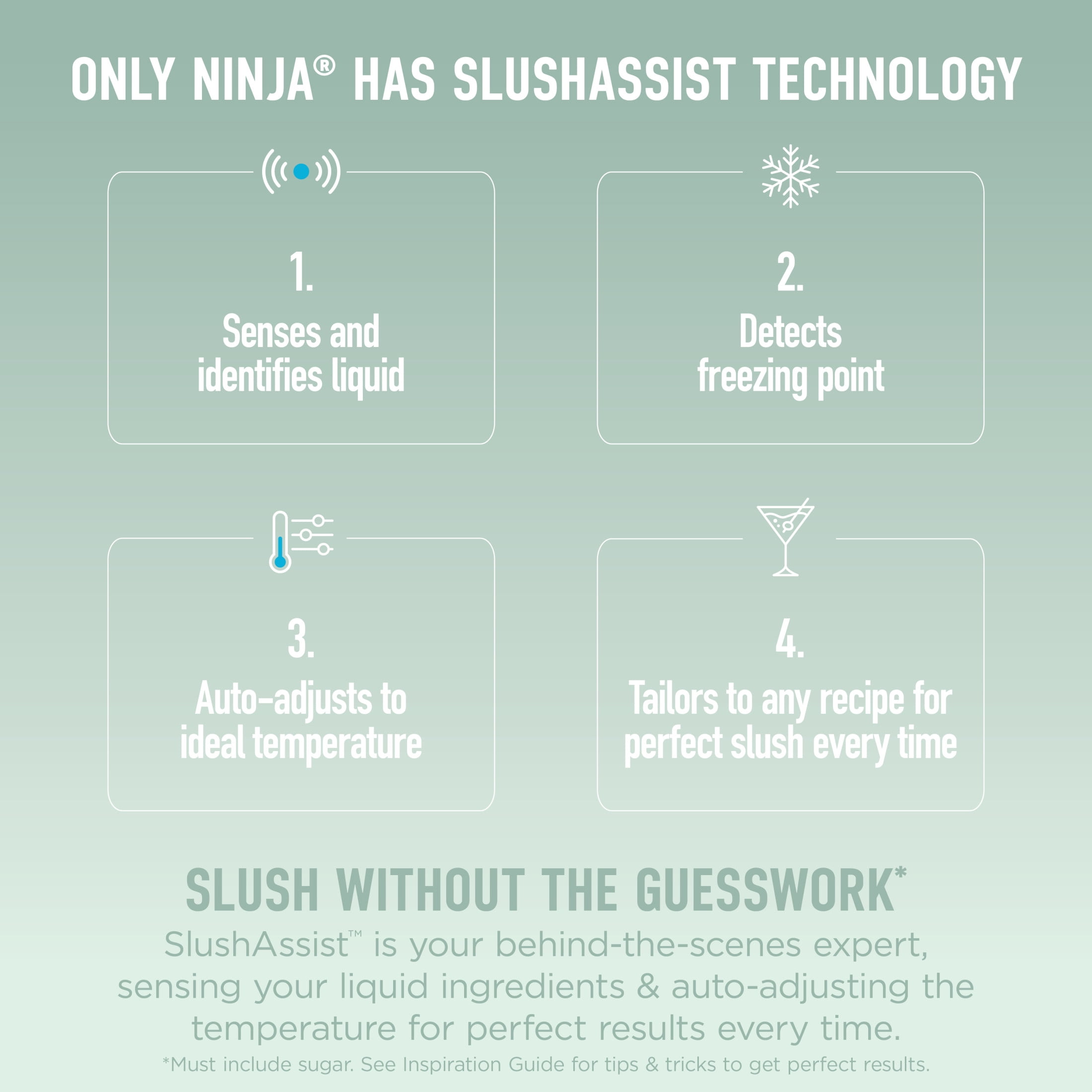 Ninja SLUSHi XL 128-Oz Frozen Drink Machine, SlushAssist Technology, 6 Presets, Dishwasher Safe, Party-Sized, Slushy Maker, FS601 Green