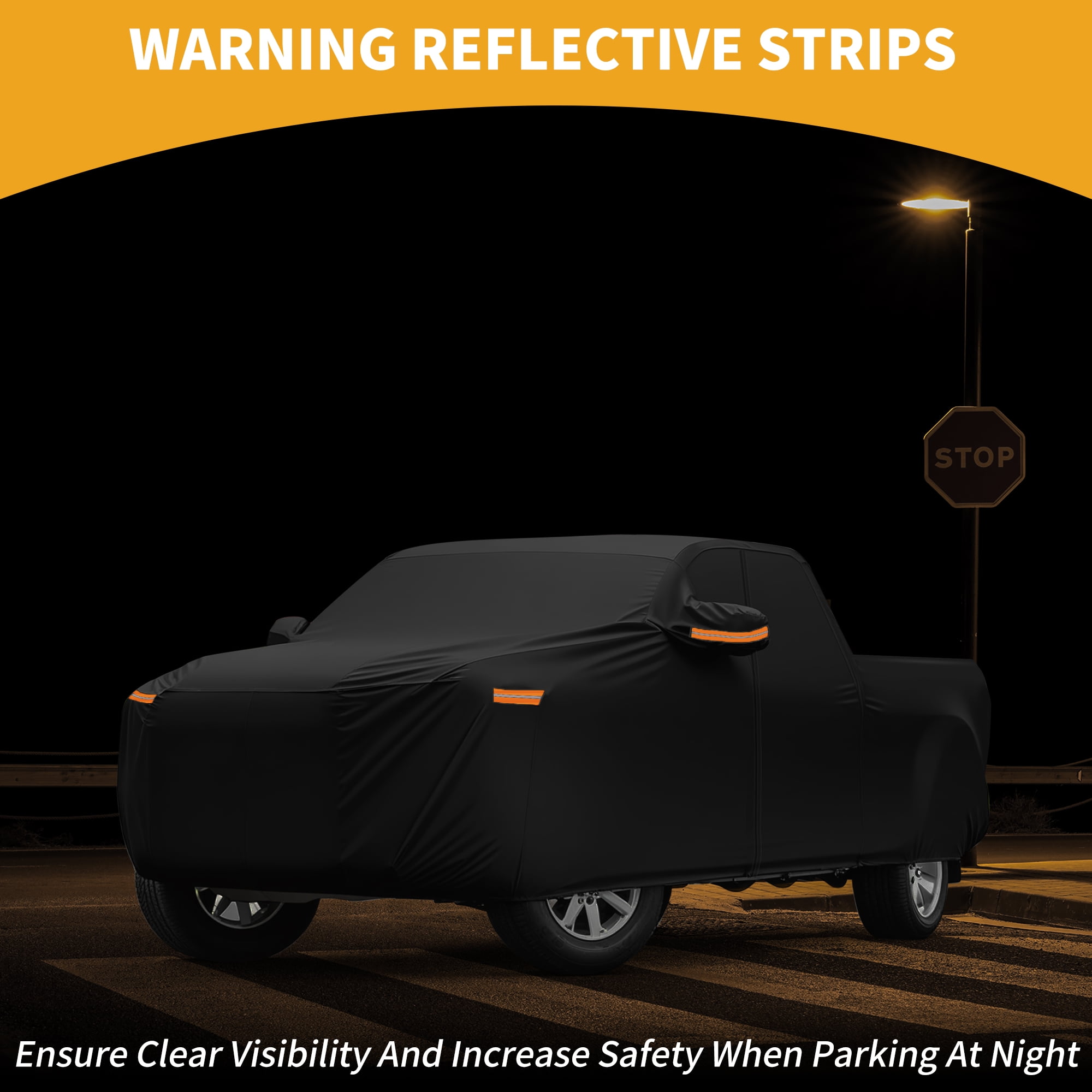 Unique Bargains Durable Waterproof Car Cover Black ["for Honda Ridgeline"]