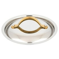 Lid For 5 Quart Casserole - See-Through Tempered Glass Lids, Works With Model: Nccwstkbr (Brown) main image 0
