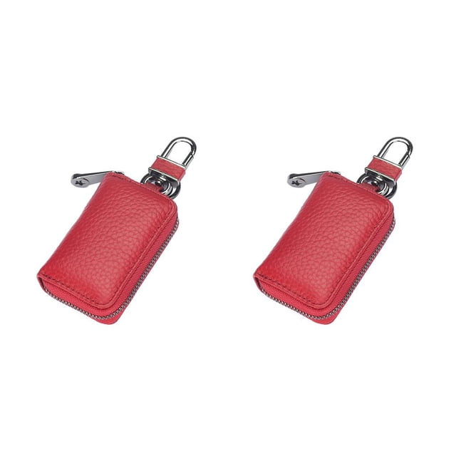 Cartera de cuero Sonducket portátil unisex para llaves Almacenamiento monedero