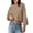 Khaki, variant on Rosvigor Womens Cropped Sweaters Oversized Knitted Warm Pullover Side Split Jumpers