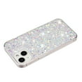 thumbnail image 5 of For iPhone 14 Plus Case,Cute Glitter Bling Twinkle Stardust with Drop Protection Shockproof Soft TPU Slim Flexible Phone Case Girls/Women Protective case for iPhone 14 Plus,Anti Scratch,White, 5 of 6