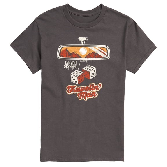 Lynyrd Skynyrd - Travelin' Man Rearview Mirror - Men's Short Sleeve Graphic T-Shirt