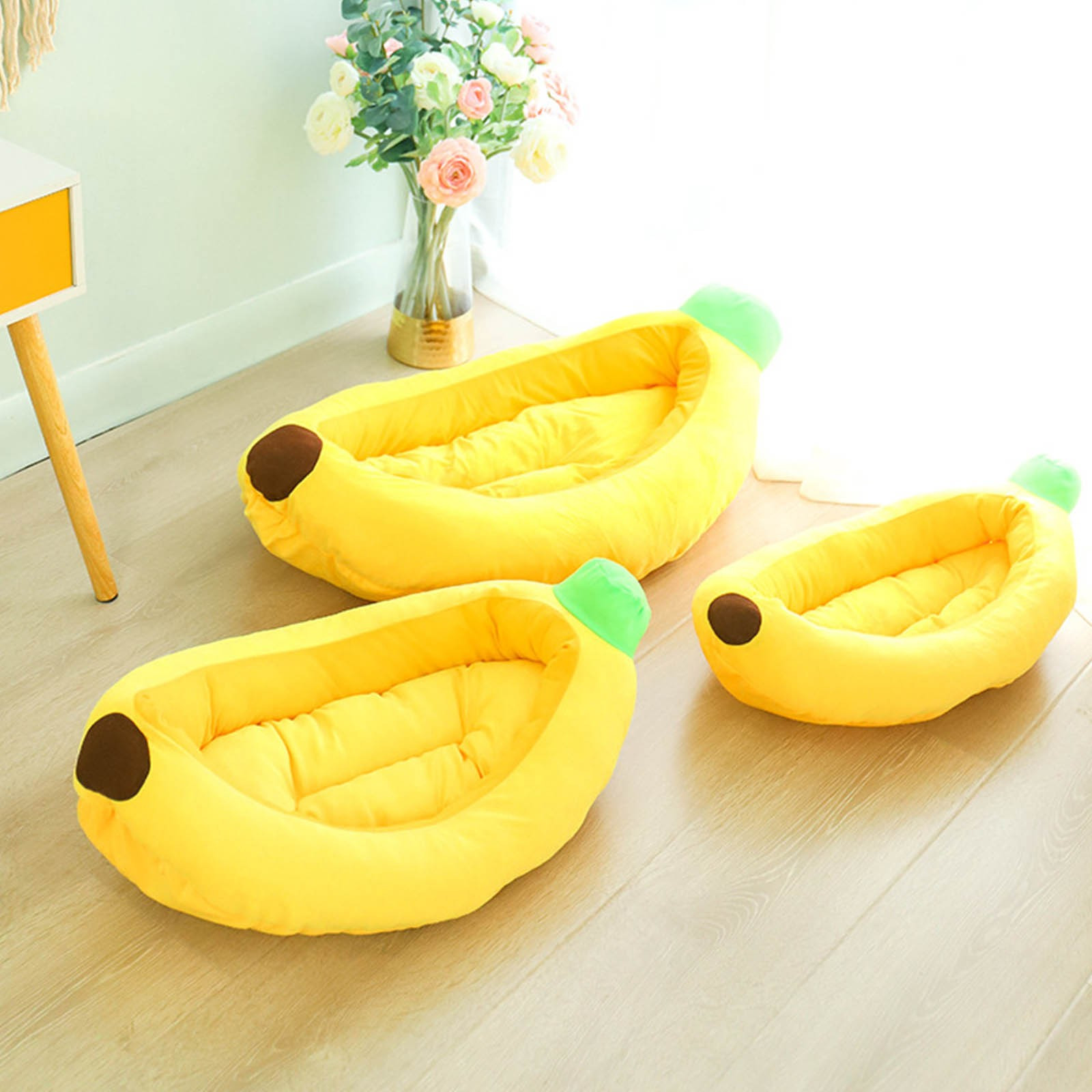 VBODN Dog Beds for Large Dogs On Clearance,Extra Large Dog Bed,Banana Bed Sofa Dog Cute Funny House Cozy Sleep Comfortable Warm Mat Kennel Dog Cushion Pet Winter Bed,for Home & Travel Ideal