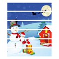 thumbnail image 2 of Pegatinas de pared ANGGREK extraíbles 6 piezas de muñeco de nieve, 2 of 8