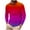 Hot Pink, variant on ZCFZJW Mens Long Sleeve Polo Shirts Casual 1/4 Zipper Tie Dye Gradient Printed Athletic Golf Tennis T-Shirt Tops Lapel Collar V Neck Graphic Tees Shirt Multicolor XXXXXL