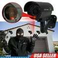 thumbnail image 2 of YouLoveIt 1/2/4pc Dummy Security Camera Fake Security Camera Bullet Fake Surveillance System with Realistic Red Flashing Lights and Warning Sticker Use for Homes & Business, 2 of 7