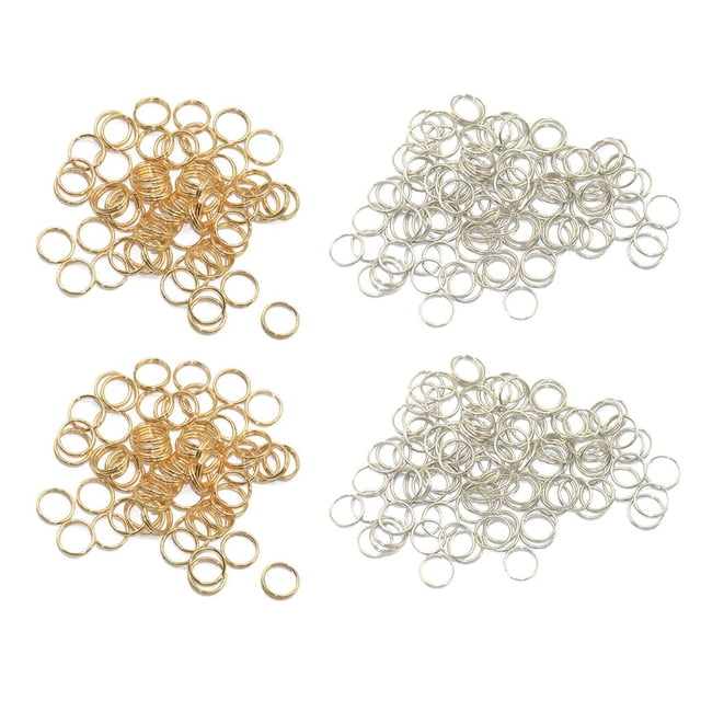 800 Unids Anillos partidos Lvero Lvero Espacios en Esbones de Lvero Pesca DIY Fabricación Accesorios para Artesanía BLESIY Anillos partidos Fabricación de joyas