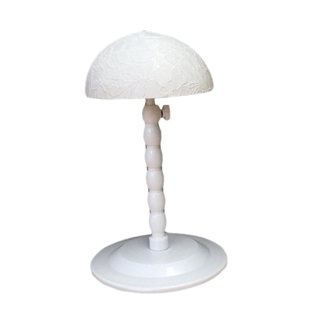 Soporte para pelucas, altura ajustable, soporte ligero para exhibición de sombreros, soporte para exhibición de pelucas, estante para cabeza de peluca