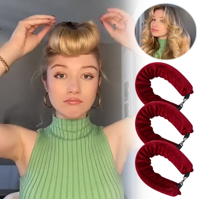 ZZwxWA Up to 50% Off No Heat Curler Overnight No Heat Curling Stick Suitable For All Types Of Hair Ribbons Curling Stick Does Not Require Heating To Hair And Can Fall Asleep