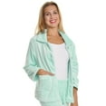 thumbnail image 3 of Angelina Mix-and-Match Plush Pajama Bed Jacket (1-Pack), 3 of 3