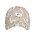 thumbnail image 2 of Yiaed White Goose Print Cap Adjustable Size for Running Workouts and Outdoor Activities All Seasons, 2 of 5