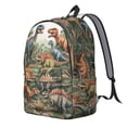 thumbnail image 2 of Cute Dinosaur Pattern Backpack for School,Cute School Bag,Schoolbag with Adjustable Shoulder Straps & Padded Back,15.7"x11.8"x5.5", 2 of 5