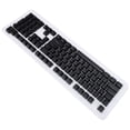 thumbnail image 1 of 108 Key German Keyboard Keycap, Translucent Customized Layout Keyboard Keycap for Standard Full 108Key & 61 64 68 84 87 96 98 100 104 Mechanical Keyboard, 1 of 7