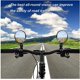 thumbnail image 2 of 2 espejos retrovisores para bicicleta, espejos retrovisores para bicicleta, ajustables a 360°, universales, resistentes a los golpes, gran angular, espejo de seguridad, espejo retrovisor para manillar para bicicleta de montaña Rojo Verde, 2 of 5
