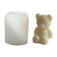 thumbnail image 1 of SGACAI Molde de vela de oso 3D DIY Molde de aromaterapia de vela de animal lindo Molde de yeso, 1 of 1