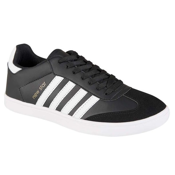 Tenis Para Caballero Negro/Blanco Castalia 600-22 Castalia 600-22